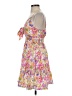 Shein 100% Polyester Floral Pink Cocktail Dress Size 2 - photo 5