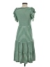 Max Studio Stripes Green Casual Dress Size S - photo 2