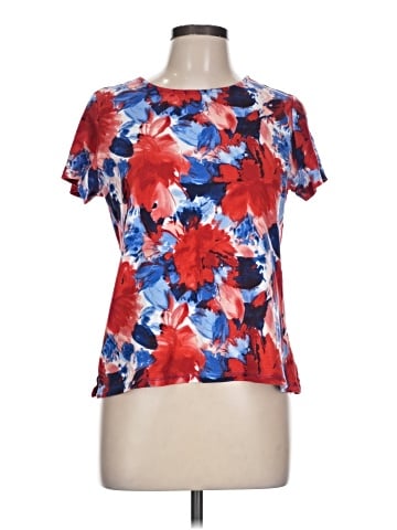 Jones New York Signature Short Sleeve Blouse (view 1)