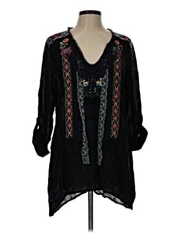 Johnny Was 3/4 Sleeve Blouse (view 1)