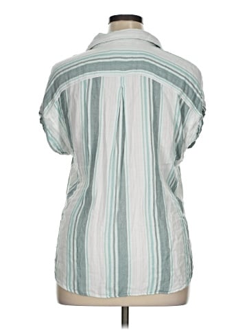 Cosmic Blue Love Short Sleeve Blouse (view 2)