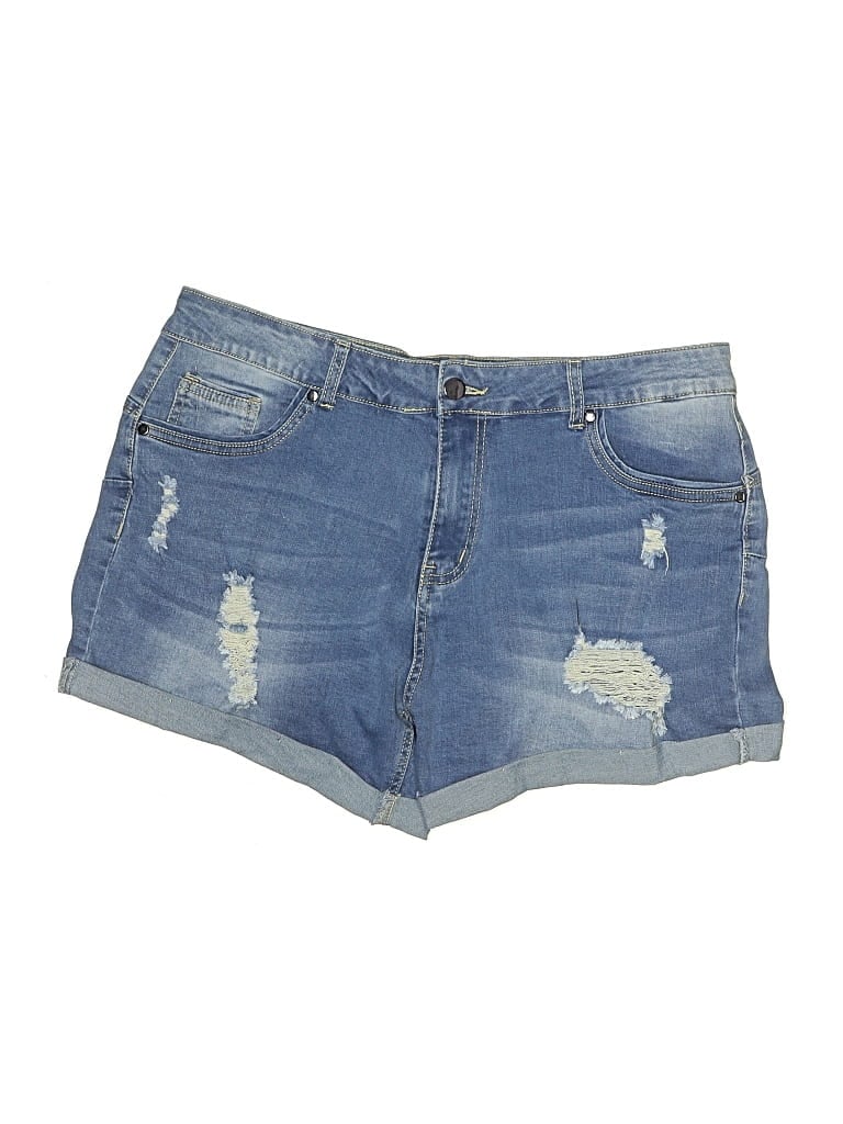 Pre-owned Jeans Denim Shorts In Blue