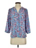 NYDJ Blue 3/4 Sleeve Blouse Size XS (petite) - photo 1
