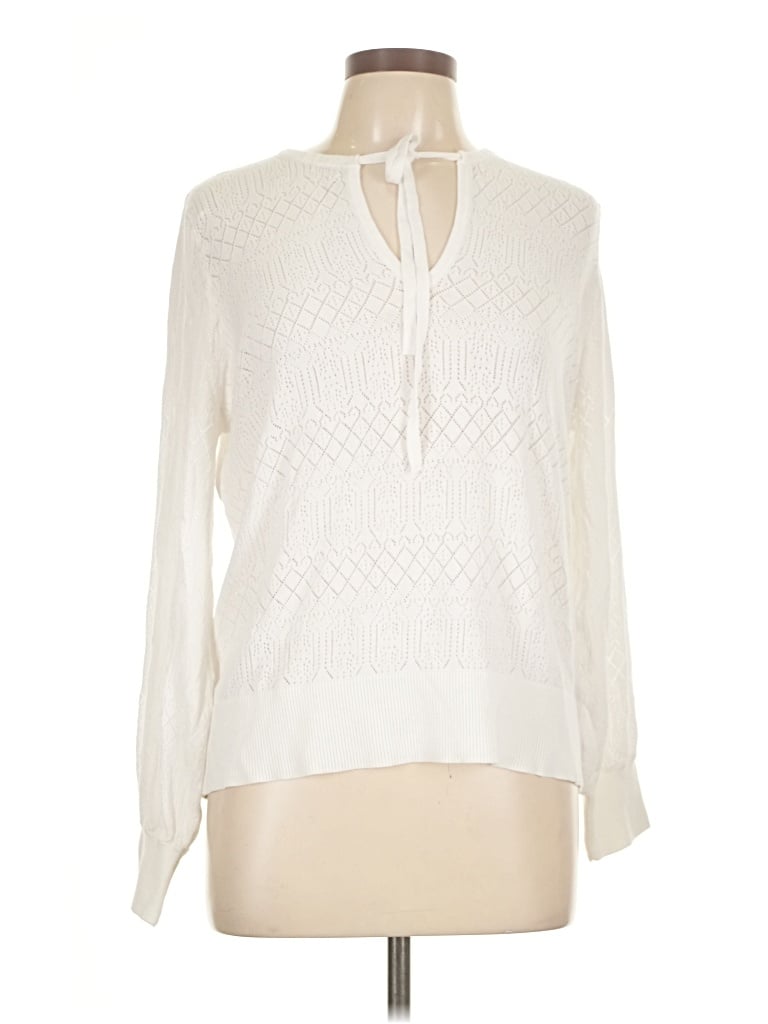 Pre-owned Torrid Pullover Sweater In Ivory