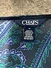 Chaps 100% Polyester Blue 3/4 Sleeve Blouse Size M - photo 7
