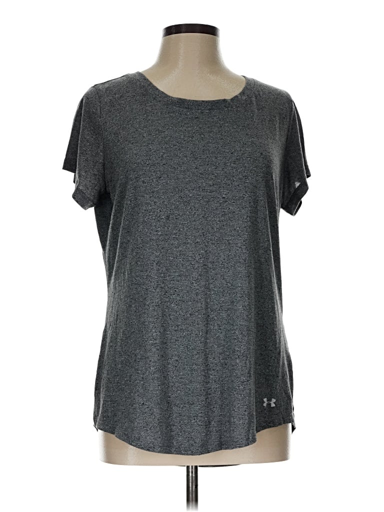 Pre-owned Under Armour Active T-shirt In Gray