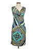 AGB Paisley Teal Cocktail Dress Size 6 - photo 1