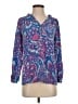 Lilly Pulitzer 100% Silk Paisley Blue Blouse Size S - photo 1