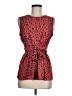 Bar III 100% Polyester Red Sleeveless Blouse Size M - photo 1