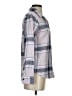 SO 100% Cotton Plaid Gray Long Sleeve Button-Down Shirt Size S - photo 4