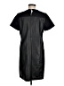 Ann Taylor 100% Polyester Solid Black Casual Dress Size M - photo 2