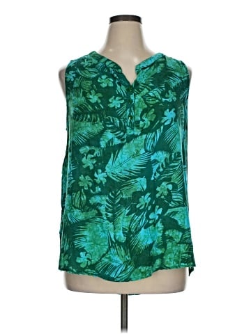 Blue Ginger Sleeveless Blouse (view 1)
