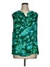Blue Ginger 100% Rayon Green Sleeveless Blouse Size XL - photo 1
