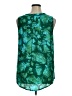 Blue Ginger 100% Rayon Green Sleeveless Blouse Size XL - photo 2