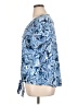 C'est La Vie Blue Short Sleeve Blouse Size XL - photo 5