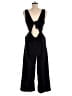 MELLODAY Solid Black Jumpsuit Size M - photo 2