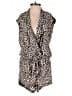 ONETEASPOON 100% Viscose Animal Print Brown Romper Size S - photo 1