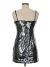 Urban Outfitters 100% Polyester Metallic Silver Cocktail Dress Size M - photo 2