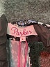 Parker 100% Polyester Print Blue Casual Dress Size L - photo 8