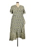 Max Studio Floral Green Casual Dress Size 3X - photo 1
