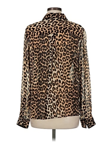 Ganni Long Sleeve Blouse (view 2)