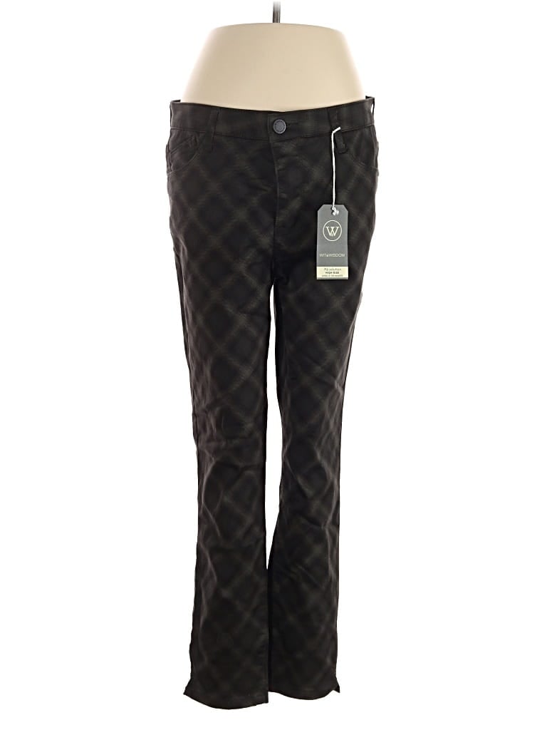 Pre-owned Wit & Wisdom Jeggings In Black