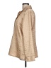 Essentials by Milano 100% Polyester Metallic Tan Long Sleeve Blouse Size L - photo 5