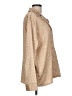 Essentials by Milano 100% Polyester Metallic Tan Long Sleeve Blouse Size L - photo 4