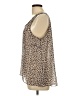 Unbranded 100% Polyester Tan Brown Sleeveless Blouse Size L - photo 5