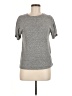 Topshop Gray Short Sleeve Top Size 6 - photo 1