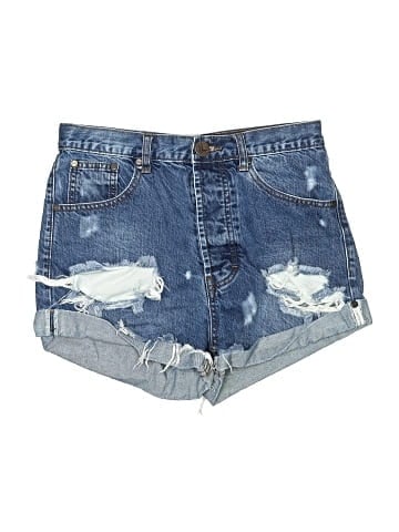 ONE X ONETEASPOON Denim Shorts (view 1)