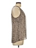Unbranded 100% Polyester Tan Brown Sleeveless Blouse Size L - photo 4