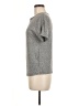 Topshop Gray Short Sleeve Top Size 6 - photo 5