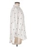 Rails Print Ivory Long Sleeve Blouse Size M - photo 4