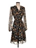 MSK 100% Polyester Paisley Black Cocktail Dress Size 4 - photo 1