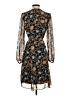 MSK 100% Polyester Paisley Black Cocktail Dress Size 4 - photo 2
