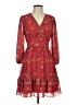 Max Studio 100% Polyester Paisley Red Casual Dress Size XS - photo 1