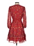 Max Studio 100% Polyester Paisley Red Casual Dress Size XS - photo 2