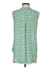 Cato 100% Polyester Green Sleeveless Blouse Size S - photo 2