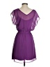 Express 100% Polyester Solid Purple Cocktail Dress Size XS - photo 2