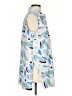 Alfani Blue Sleeveless Button-Down Shirt Size S - photo 4