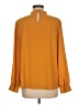 Ann Taylor Orange Long Sleeve Blouse Size M - photo 2