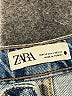 Zara Hearts Blue Jeans Size 2 - photo 4
