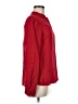 Theory 100% Silk Red Long Sleeve Silk Top Size M - photo 4