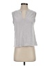 LA Made 100% Cotton Gray Sleeveless Top Size XS - photo 1