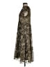 Blu Pepper 100% Polyester Paisley Brown Cocktail Dress Size M - photo 5
