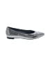 Vionic 100% Leather Metallic Silver Flats Size 7 1/2 - photo 1
