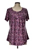 Unbranded Pink Short Sleeve Blouse Size L - photo 1