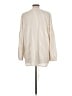 Ann Taylor 100% Polyester Ivory Long Sleeve Blouse Size XL - photo 2