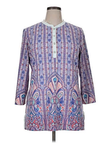 J. McLaughlin 3/4 Sleeve Blouse (view 1)